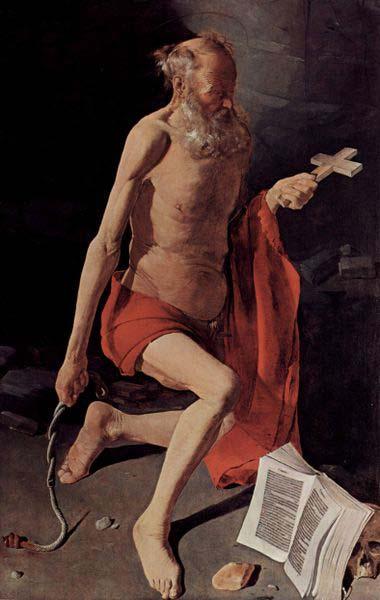 Georges de La Tour Bubender Hl. Hieronymus oil painting image
